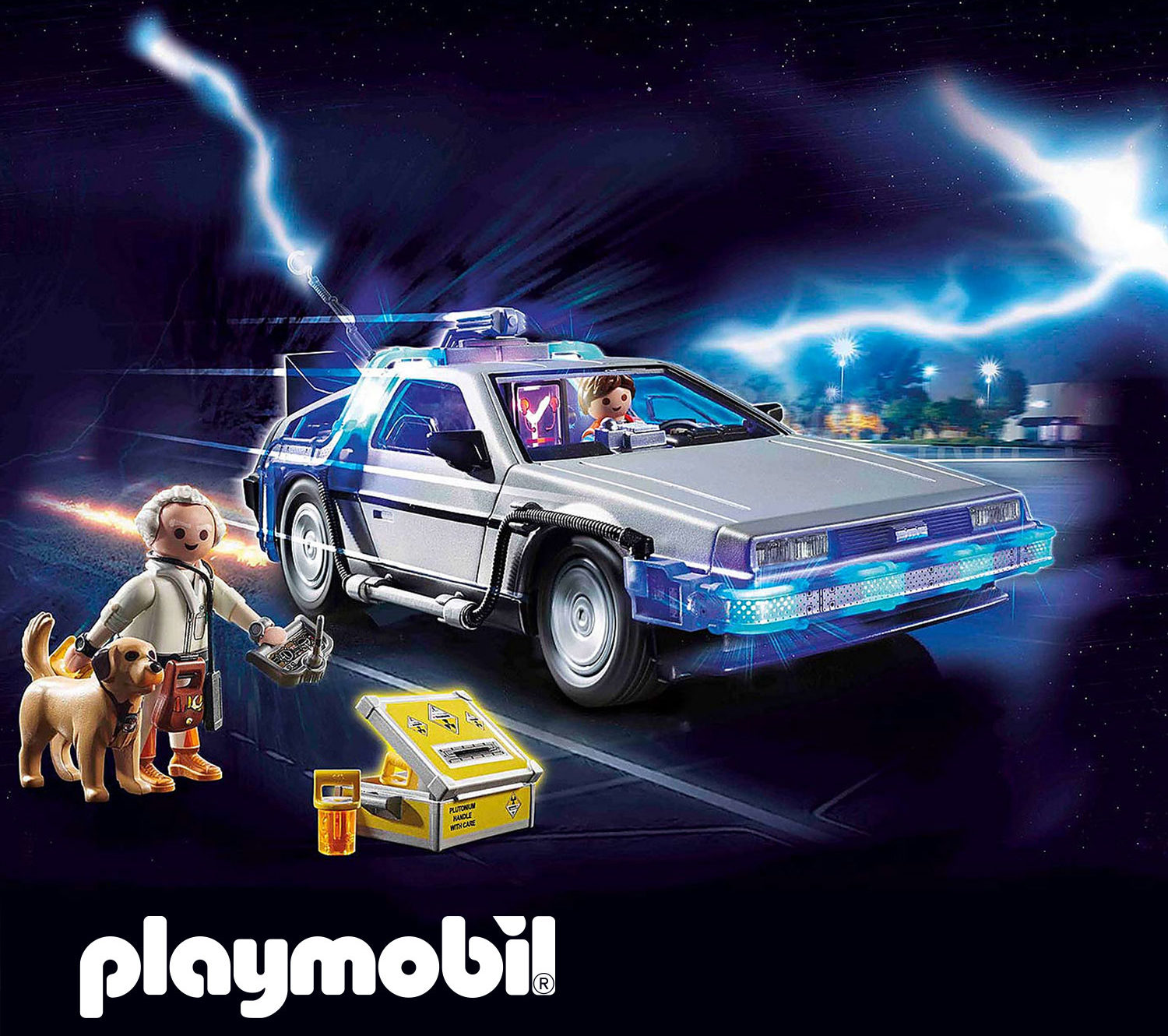Playmobil DeLorean with accessories
