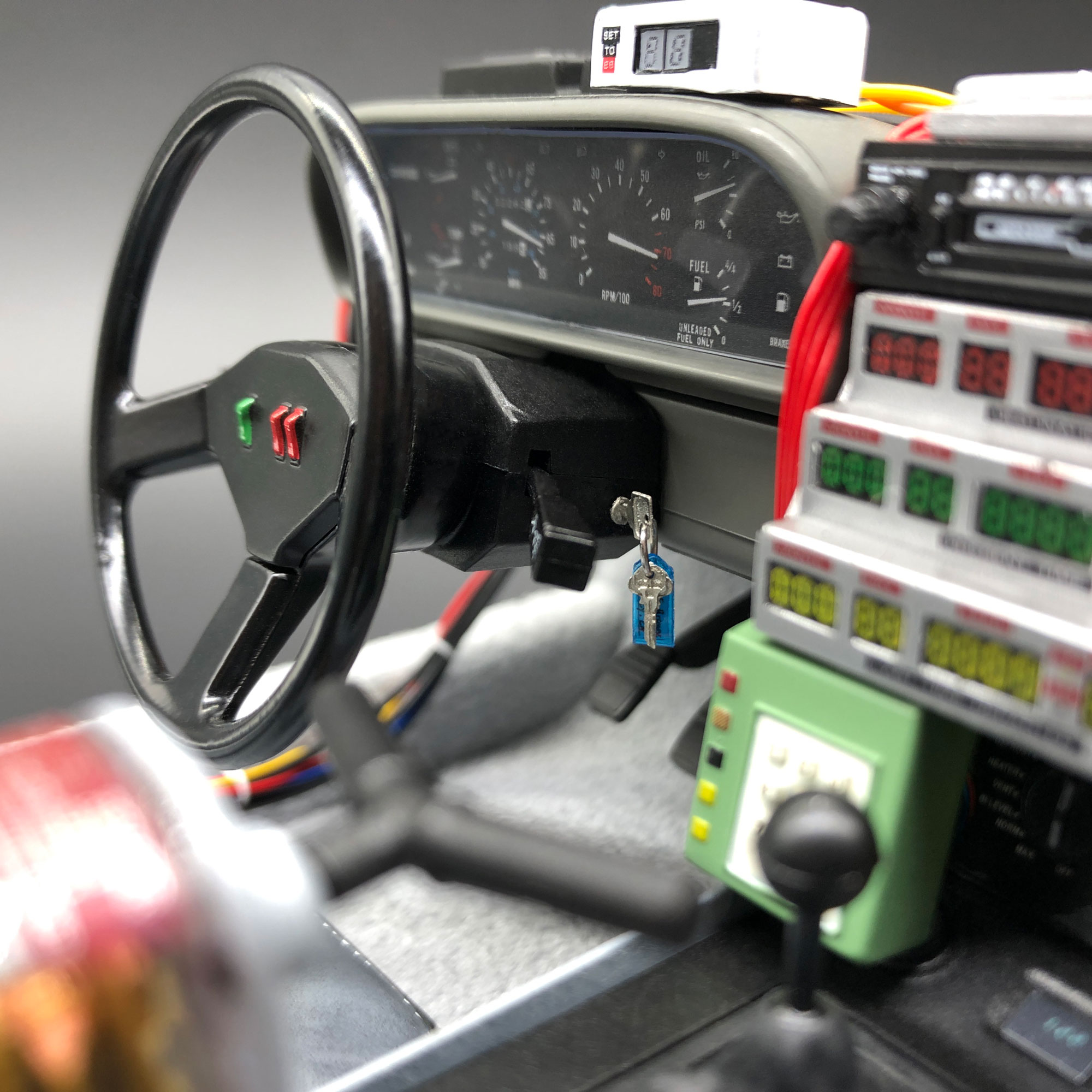 DeLorean Keys mod in model ignition