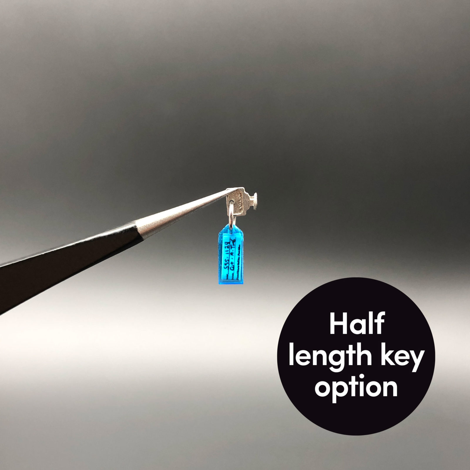 Half length key option from Metal Keys and Key Tag mod