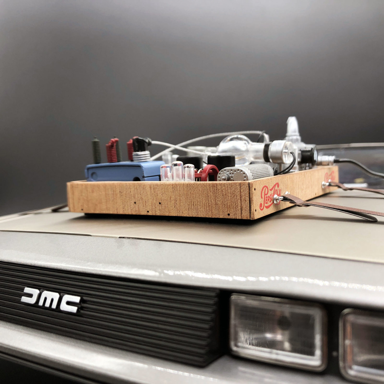 Hood Box Upgrade Kit DeLorean mod installed