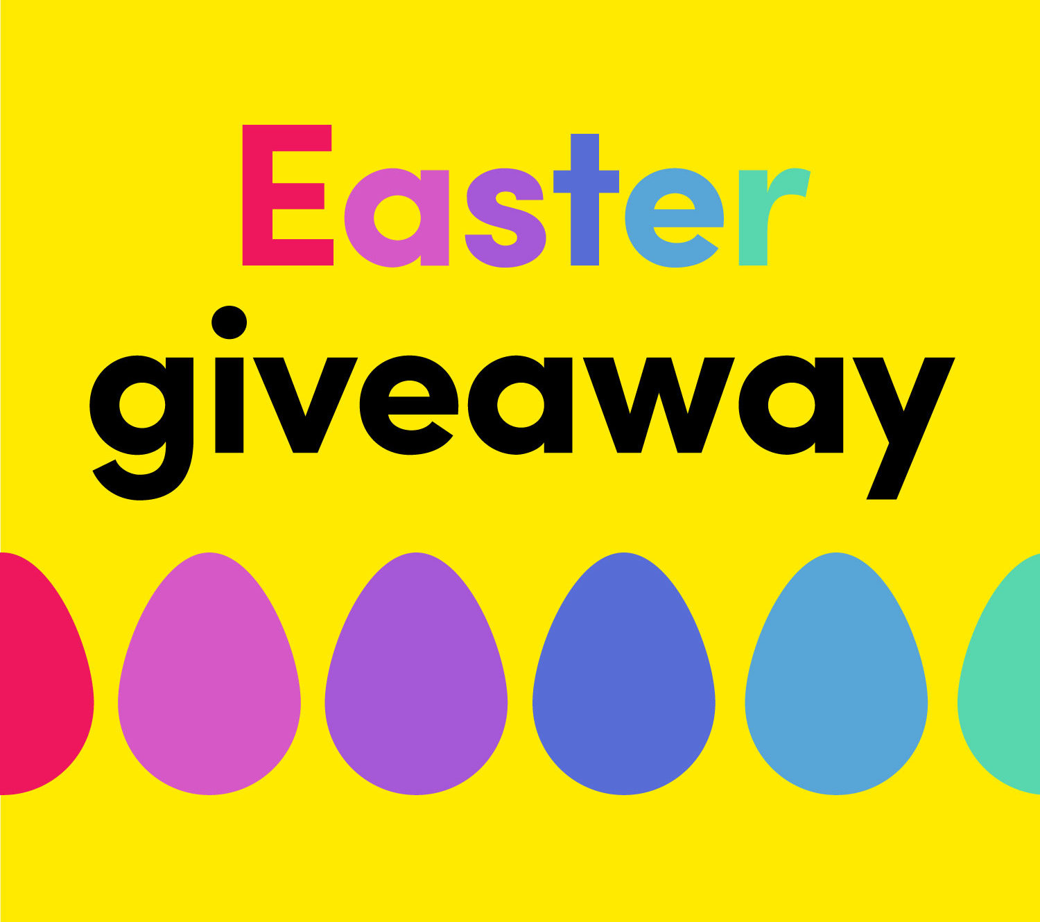 Easter giveaway graphic