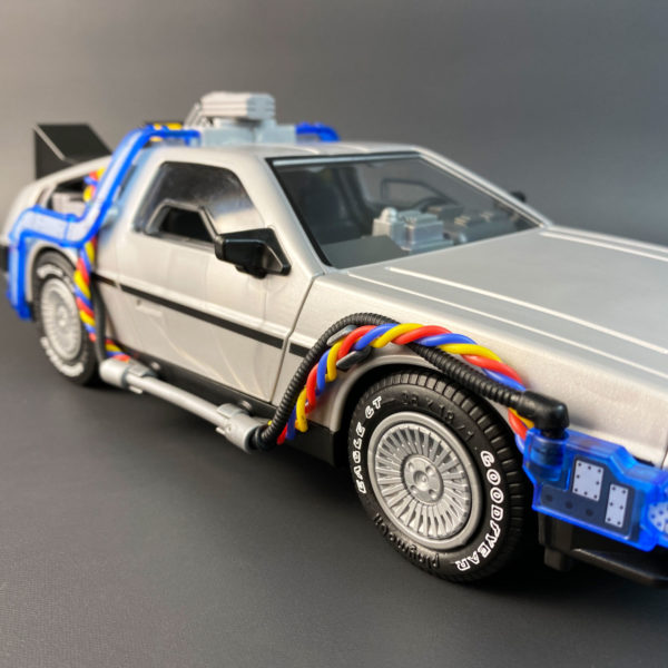 Playmobil DeLorean with Flux Wires by Mike Lane mods