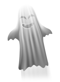 Cartoon Halloween ghost