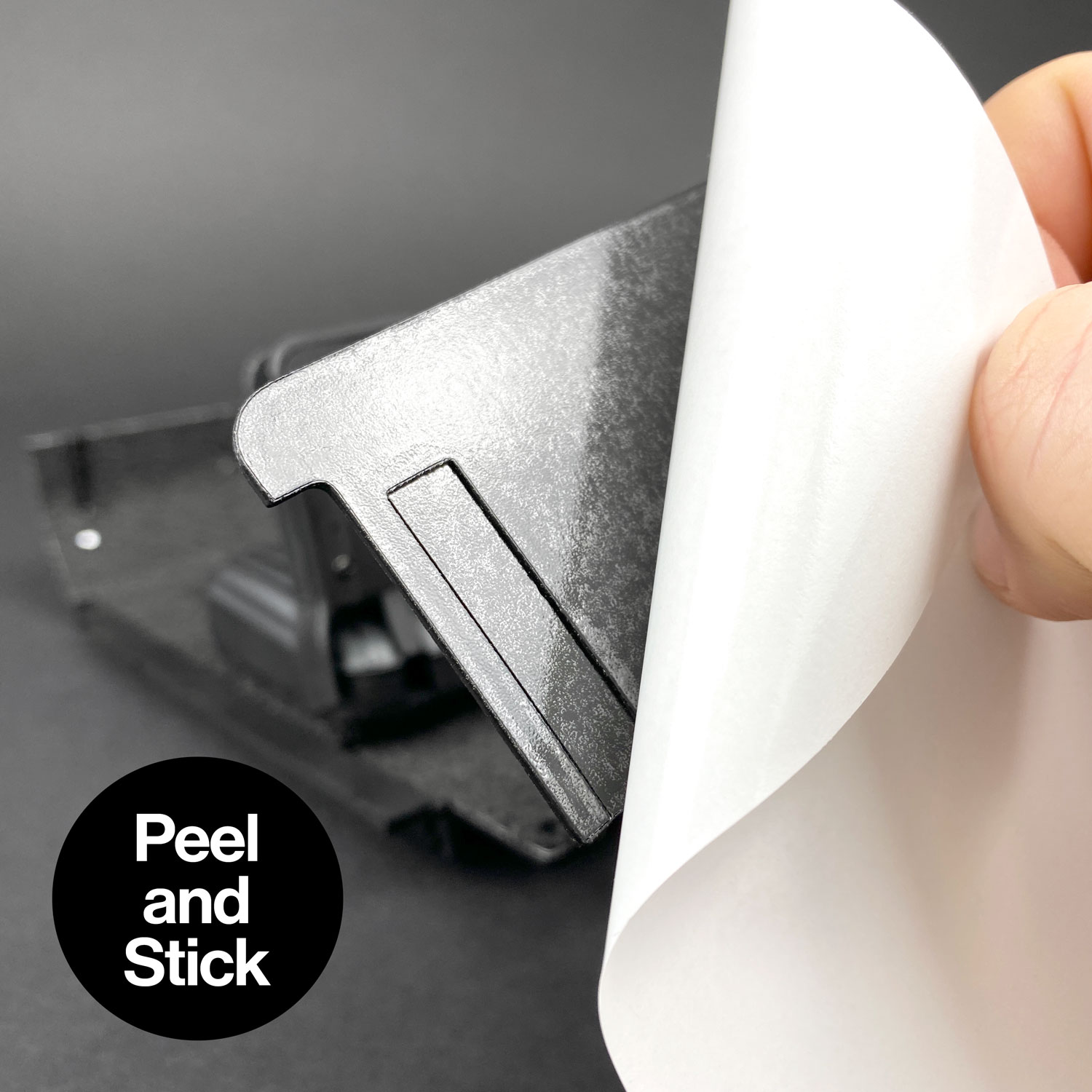 Removing Peel and Stick backing for Front Seatback Covers