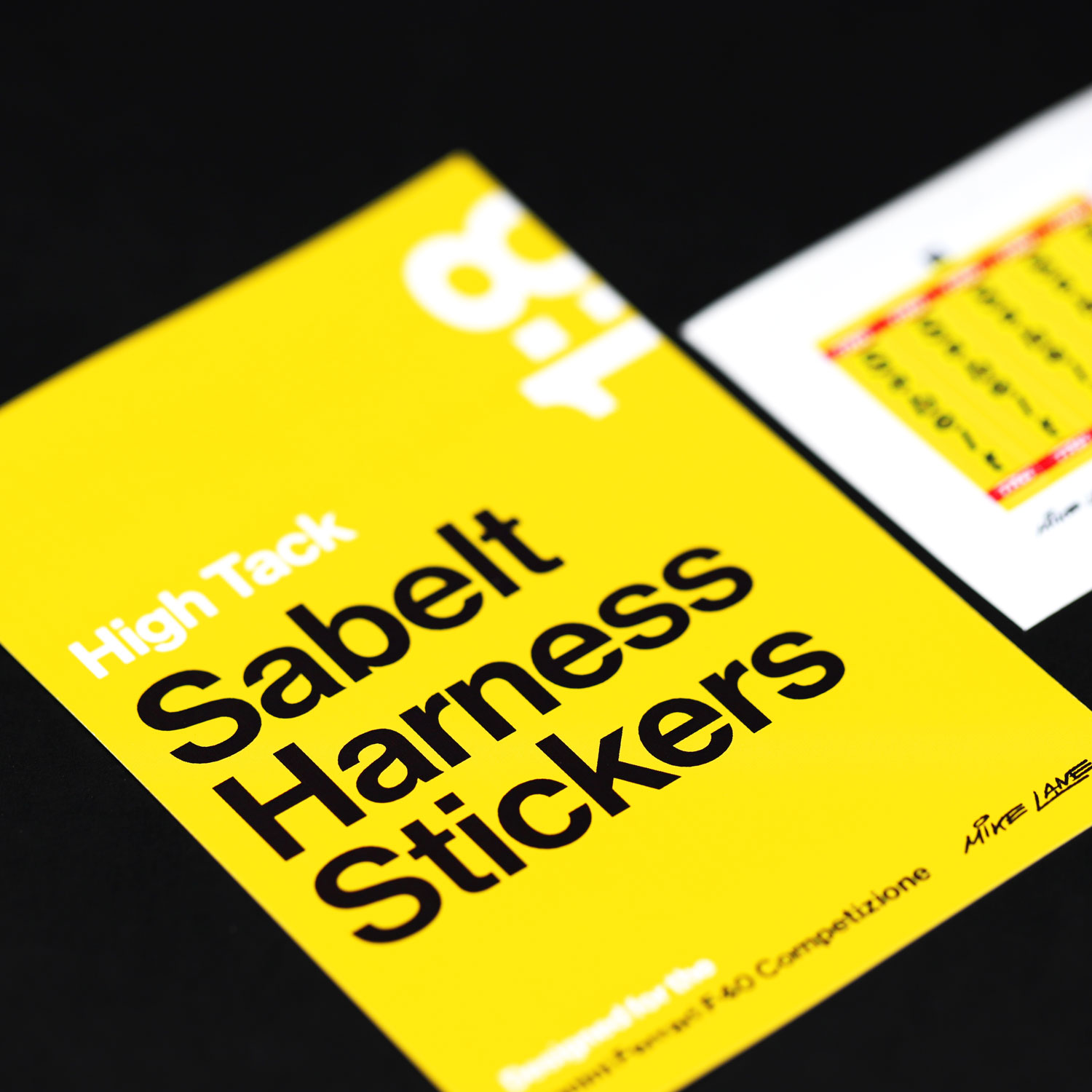 High Tack Sabelt Harness Stickers mod packaging