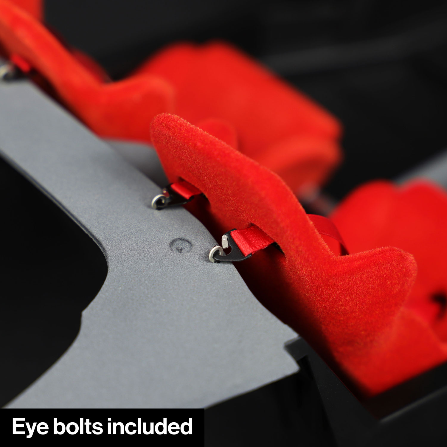 Eye bolts included with Sabelt Harness Set for Panini Ferrari