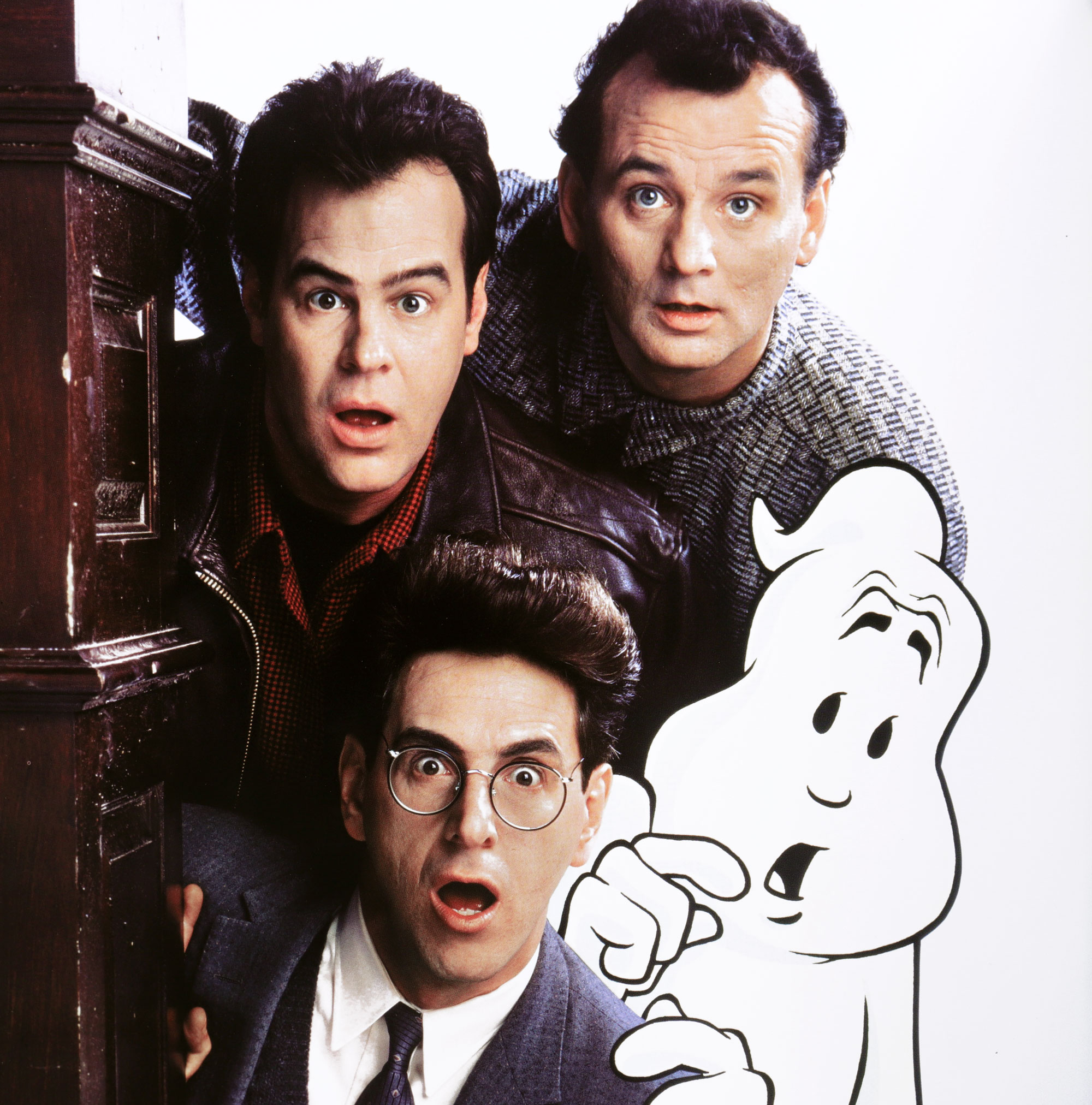 The Ghostbusters team with Mooglie