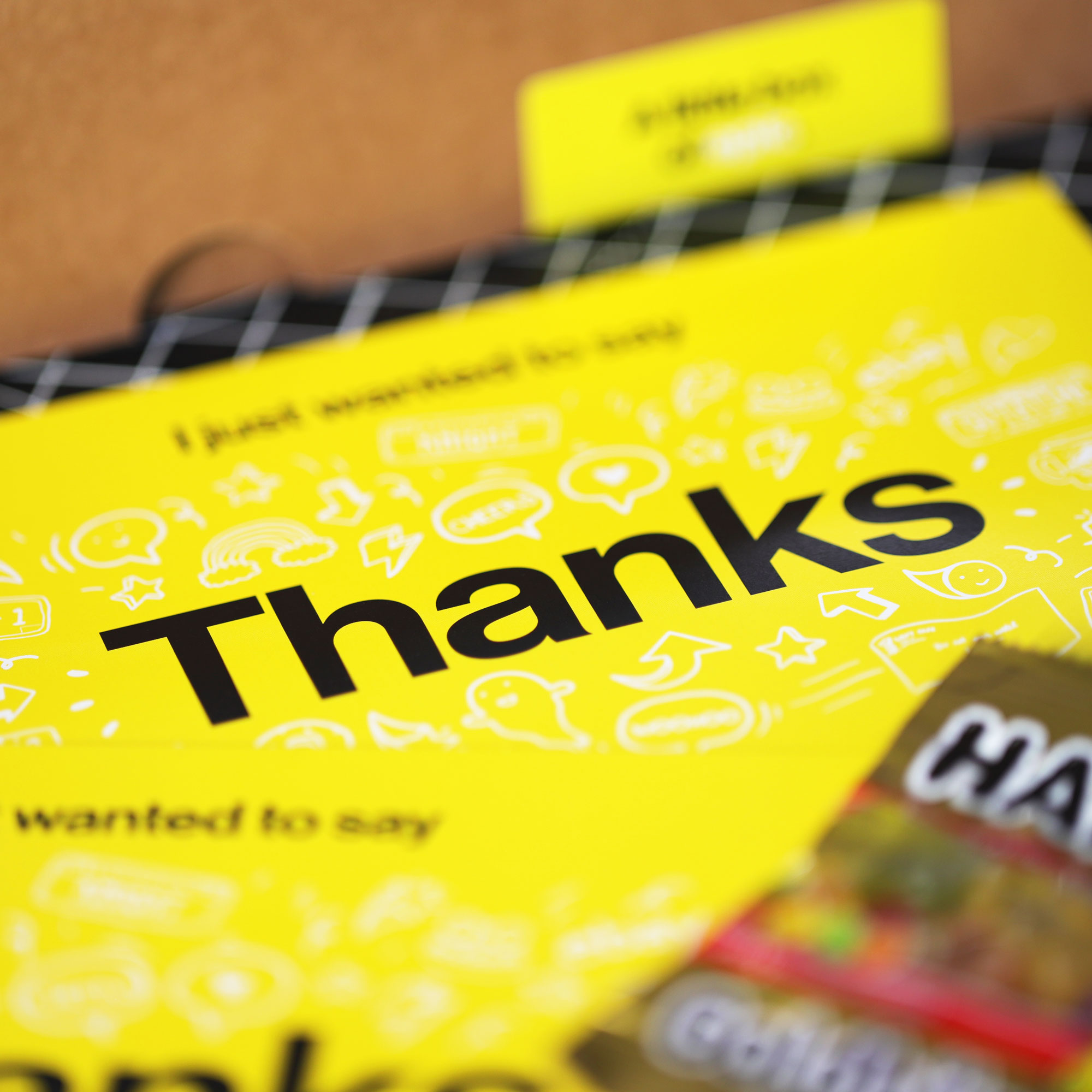 Mike Lane mods purchase 'thanks' card