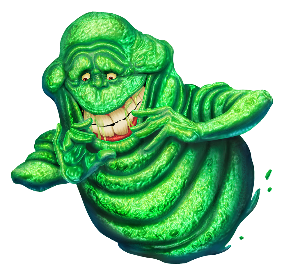 Slimer ghost from Ghostbusters