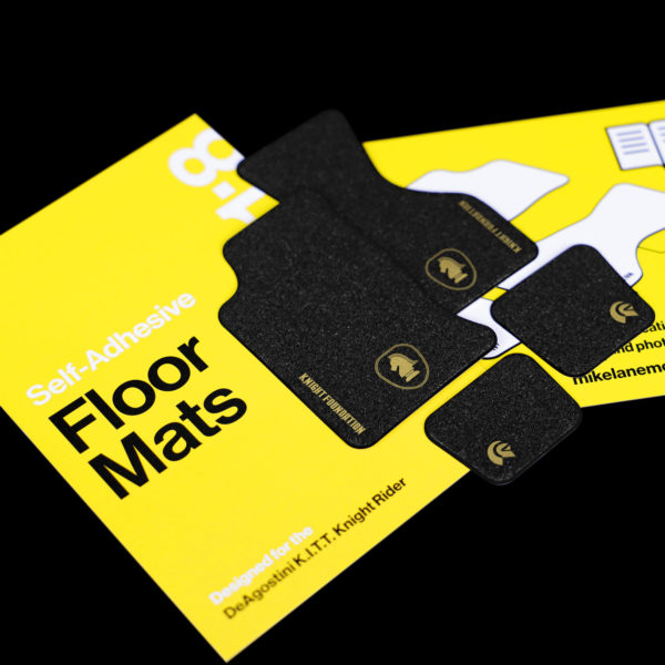 KITT Floor Mats mod with Knight Foundation logos