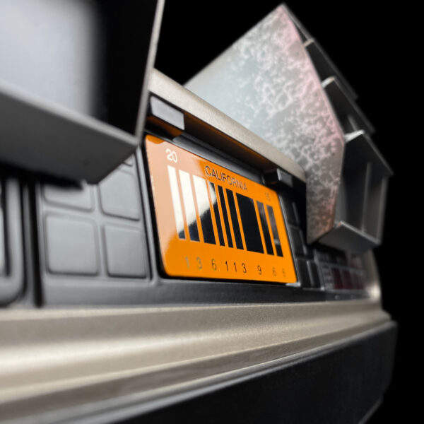 1:6 ホットトイズ デロリアン モデルのダイキャスト メタル ナンバー