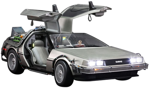 Hot Toys DeLorean 1:6 scale model