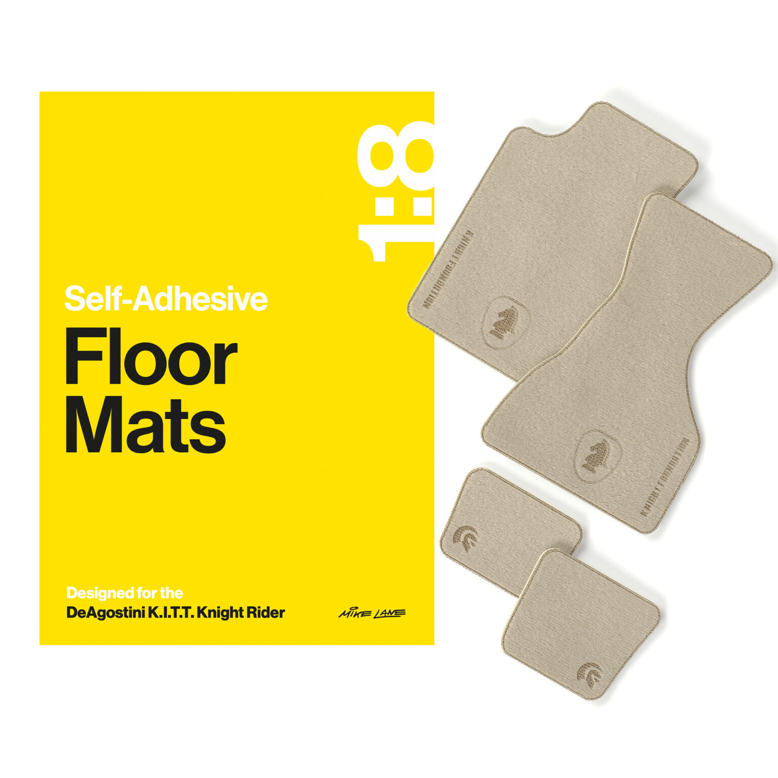 KITT Floor Mats DeAgostini Fanhome KITT Supercar mods
