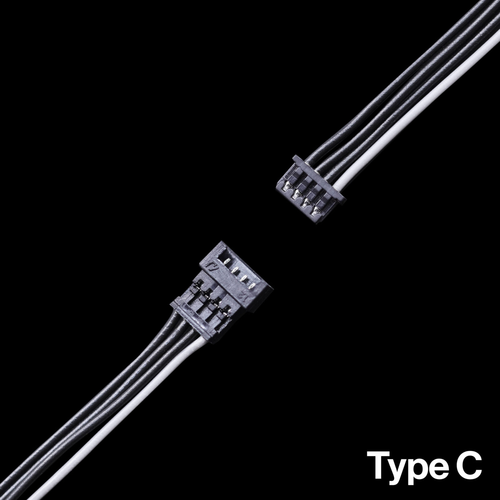 Type C extension cables for partwork models