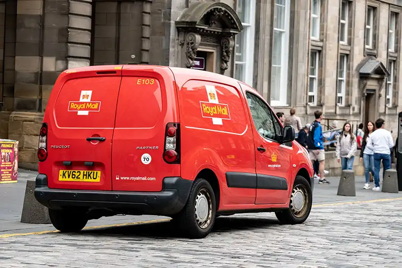 Royal Mail delivery van