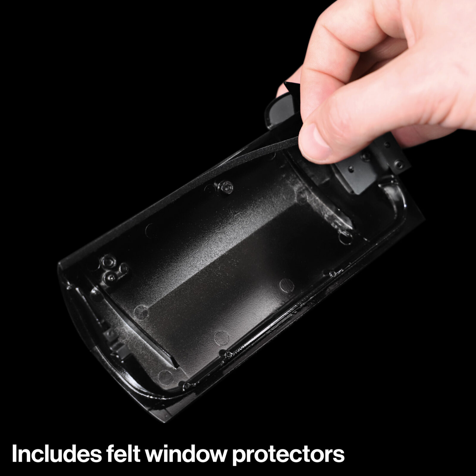 KITT felt window protectors included with mod