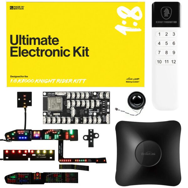 KITT Ultimate Electronic Kit – Complete Electronic Upgrade with Power Mod and RF Remote