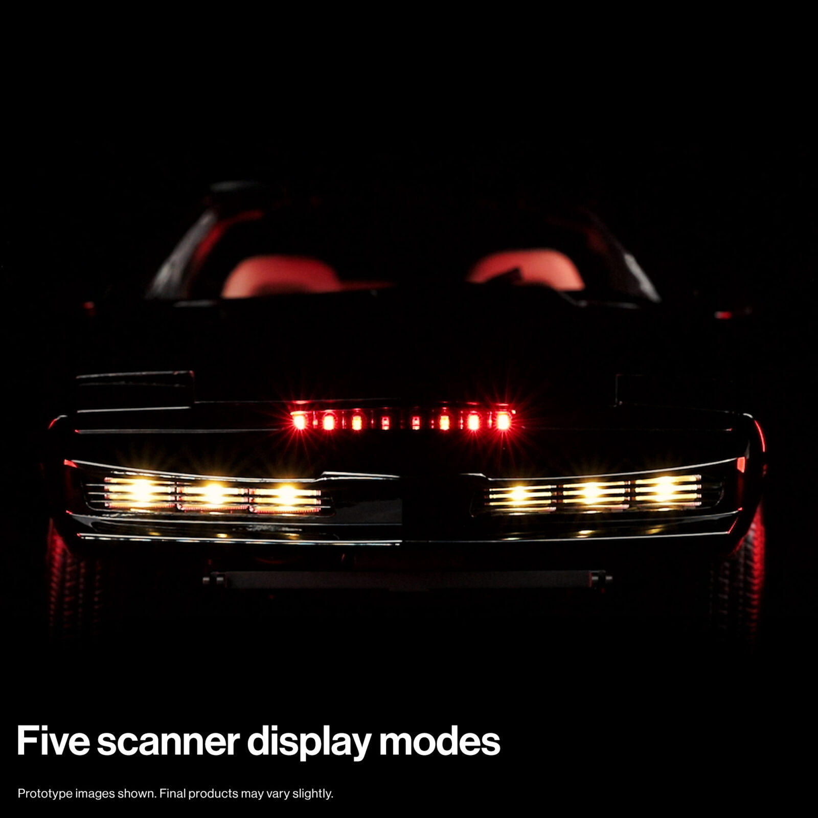 Five display modes for KITT scanner