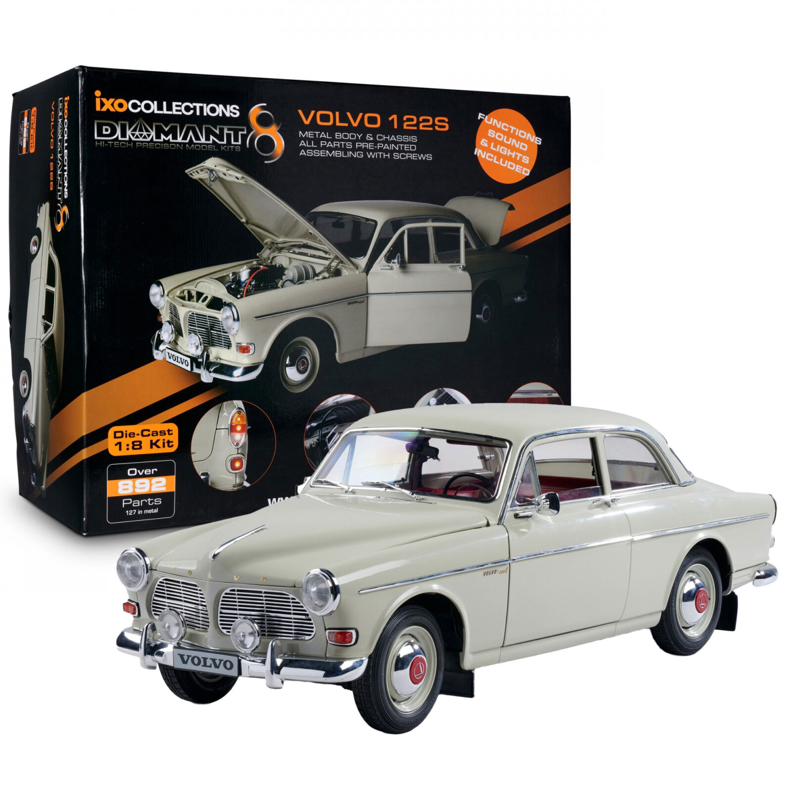 1:8 Volvo S122S Amazon – Full Partwork Kit