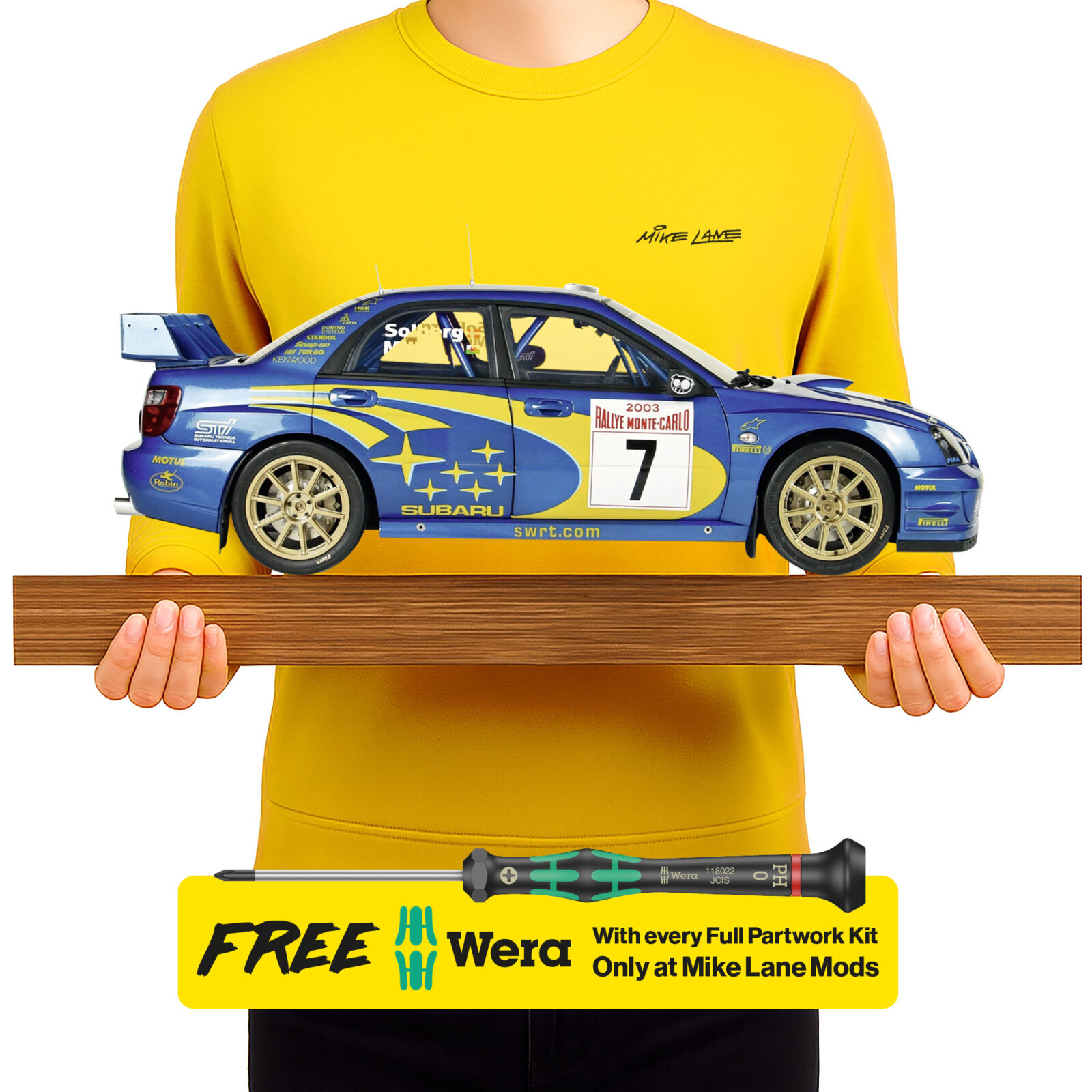 スバル　インプレッサ　WRC 1/8 ラジコン 京商 ミニッツAWD スバル インプレッサ WRC 2008 レディセット