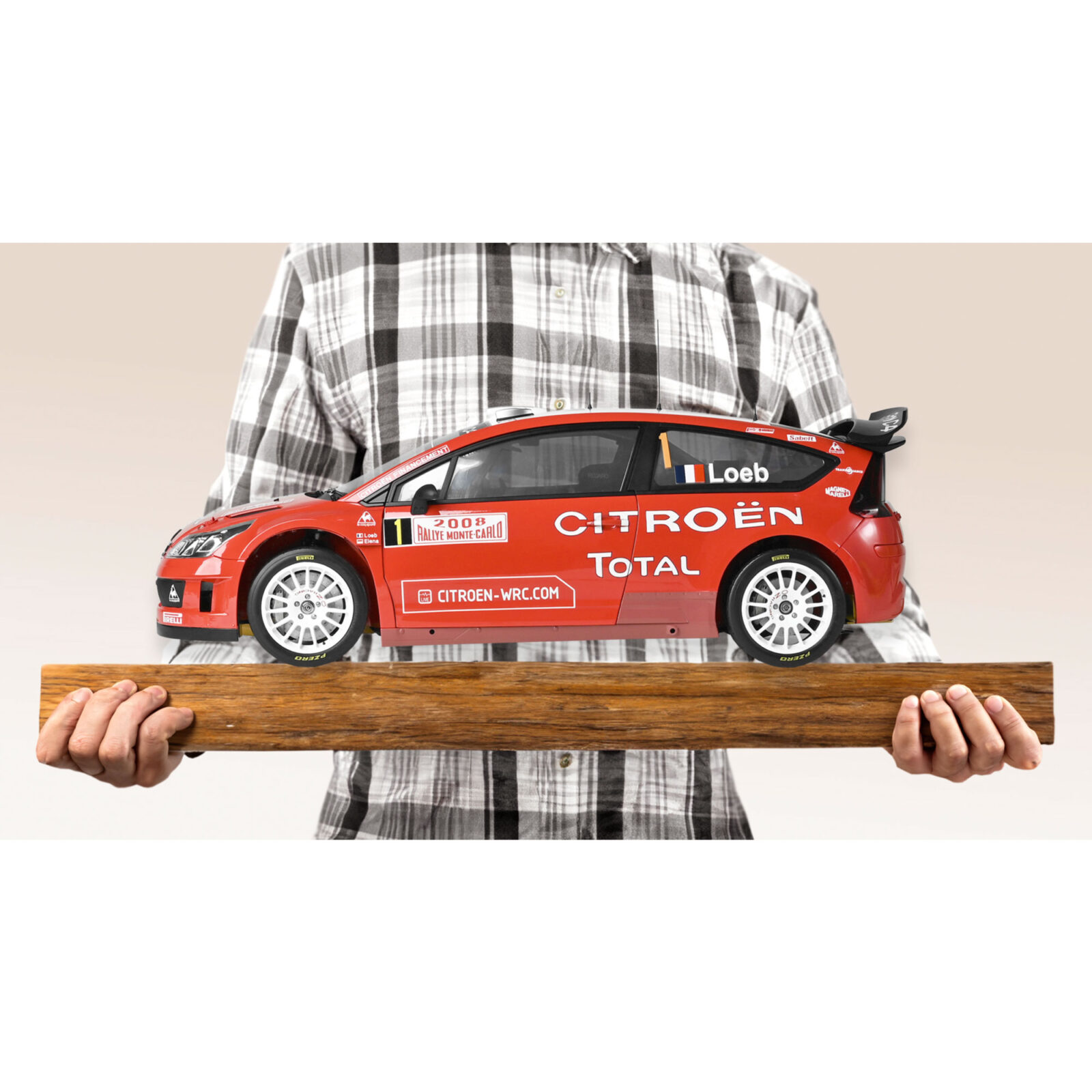 1:8 Citroën C4 WRC 2008 Red – Full Partwork Kit
