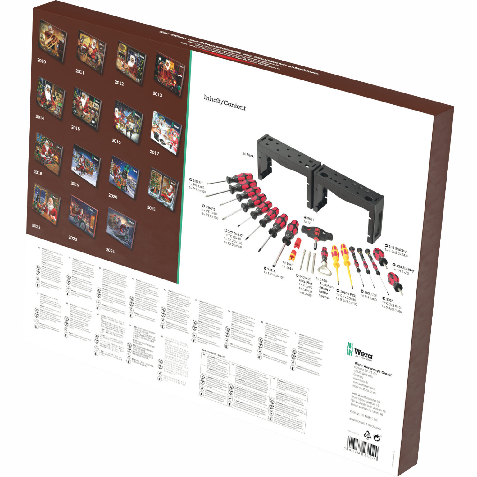 Wera Advent Calendar 2025 Limited Edition 28pc Screwdriver Set