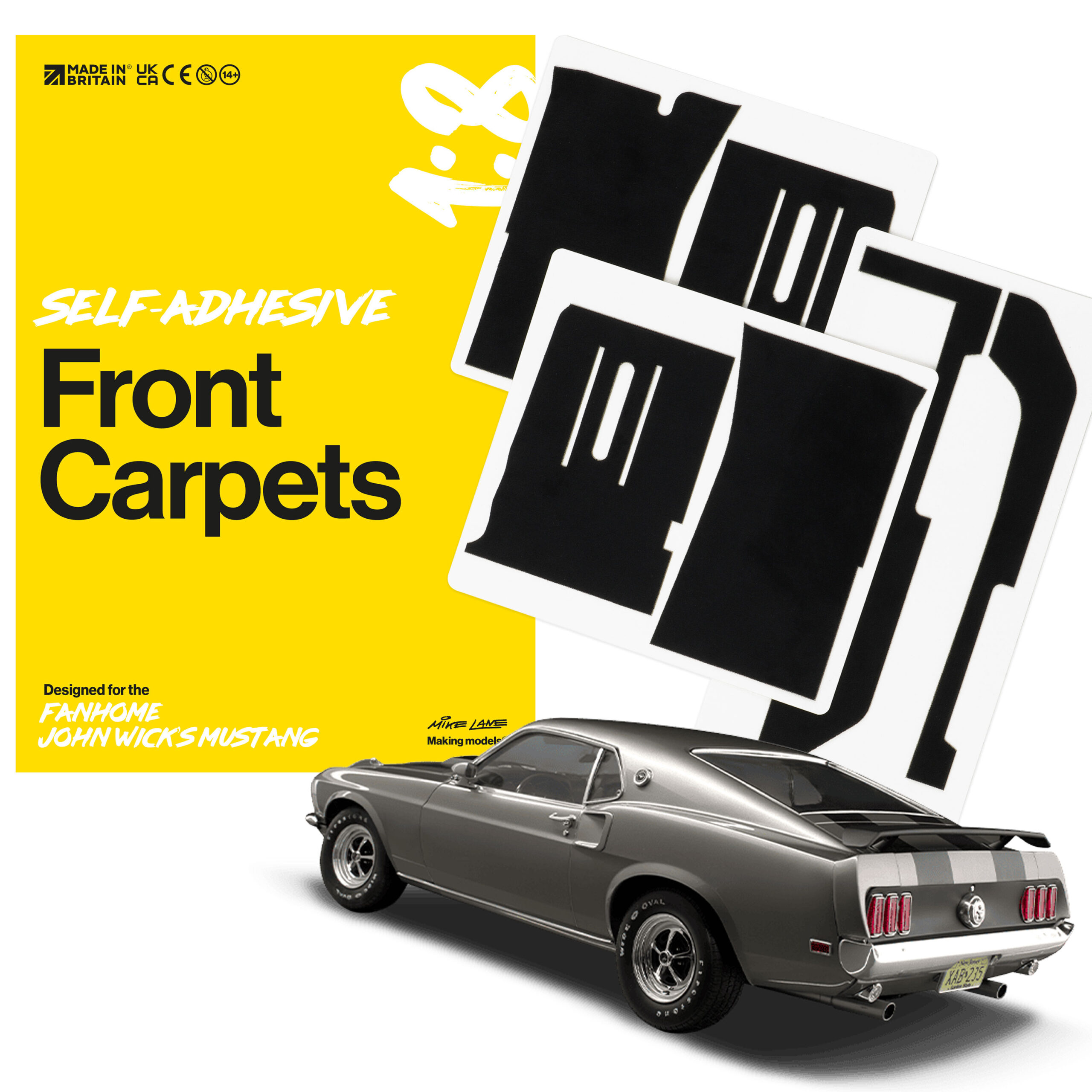 Fanhome John Wick Mustang Model Carpets | Mike Lane Mods