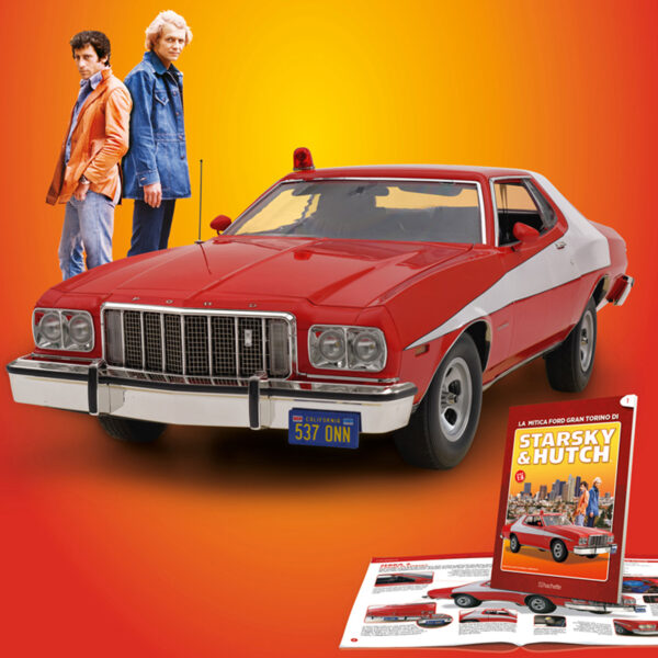 aki　1976フォード「グラン・トリノ」1/18とリーガルネームタグ フォード・グラントリノ（スターズキー＆ハッチ）1/8スケールモデル