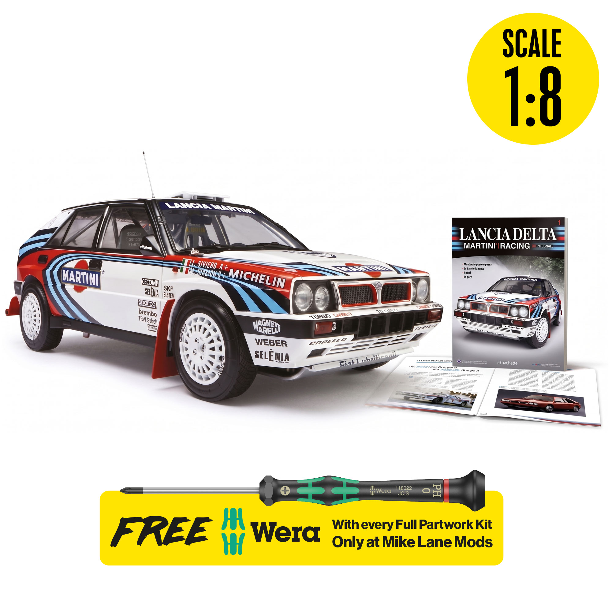 Build the 1:8 Hachette Lancia Delta HF Integrale | 100 Issues